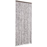 Furnova Zavesa proti mrčesu rjava in bež 90x200 cm šenilja, (21918406) | Shoptok.si