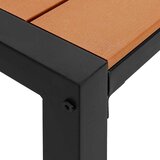  Vrtna klupa Smeđa 100 x 28 x 45cm Čelik | shoptok.hr