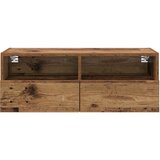 TV zidni ormari Zidne 2 pcs Staro drvo 80 x 30 x 30 cm | Eponuda.ba