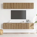  Komplet 4 kosov stenske TV omarice Artisan Oak Engineered Wood | Shoptok.si