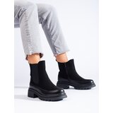 VINCEZA black suede Chelsea boots | shoptok.hr