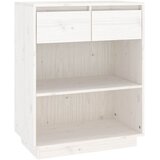 Konzolni ormarić bijeli 60 x 34 x 75 cm od masivne borovine | shoptok.hr