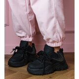 Gemre Black sneakers with chunky sole and rhinestones Albis | Shoptok.si