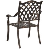  Vrtna stolica 2 pcs Bronzana 56 x 55 x 92.5cm Aluminij | shoptok.hr