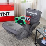 Minecraft LOUNGE NASLANJAČ tkanina aluminij | Shoptok.si