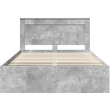  Konstrukcija postelje z vzglavjem Betonsko siva 150 x 200 cm, (5000103684) | Shoptok.si