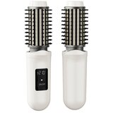 INF Brezžična krtača za ravnanje las: ionska, prenosna, 2-v-1 za kodranje in ravnanje White, (5000138808) | Shoptok.si