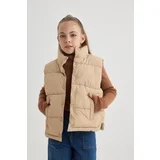 Defacto Girl's Stand Collar Puffer Vest