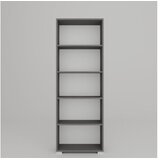 Hanah home Polica za knjige Lucas 1600-111, 64x182x25 cm, Siva | Eponuda.ba