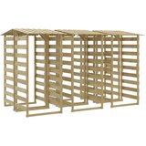 Furnova Pergola s streho 6 kosov 100x90x200 cm impregnirana borovina, (21919222) | Shoptok.si