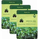 Farmstay Hidratantna maska za lice sa semenkama zelenog čaja Cene
