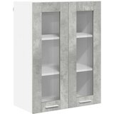 vidaXL Viseča omarica s polico Riga Betonsko siva 60 x 31 x 80 cm | Shoptok.si