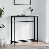  Konzolni stol siva boja hrasta 75x19 5x75 cm konstruirano drvo | shoptok.hr