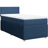 Maison Chic Box spring postelja - Vzmetna postelja z vzmetnico modra 80x200 cm blago SL11234, (21883771) | Shoptok.si