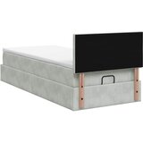  od pjene s madracem i LED-om Svjetlosiva 90 x 190 cm | shoptok.hr