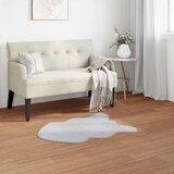  Faux Rabbit Fur Rug Olite Siva 80 x 120 cm Poliester | shoptok.hr