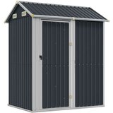 vidaXL Vrtna lopa antracitna 192x152,5x237 cm pocinkano jeklo | Shoptok.si