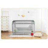  Putni krevetić 125 x 65 x 78 cm rk-240 siva i menta | shoptok.hr