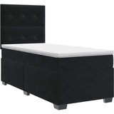  Boxspring krevet s madracem Crna 90 x 200 cm Bar&amp;scaron;un Slike