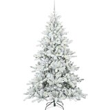 vidaXL Umjetno božićno drvce s nogom with LEDs s stalakom 180cm PVC | shoptok.hr