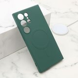  Maska VELVET TOUCH MagSafe za Samsung S928B Galaxy S24 Ultra 5G/ tamno zelena Cene