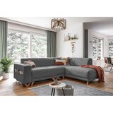 Miuform Siva sklopiva/s prostorom za odlaganje kutna garnitura (s desnim kutom/u obliku slova L) Classy Sophie – | shoptok.hr