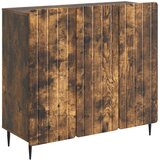 vidaXL Strani šal Dimljen hrast 89 x 34,5 x 82 cm Inženirski les, (5000217210) | Shoptok.si