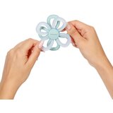 BabyOno Silicone Teether Flower grizalo Blue 1 kos | Shoptok.si