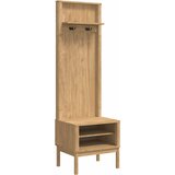  Ormar za hodnik s policom FLORO Vosak smeđa 50 x 40 x 158 cm | Eponuda.ba