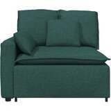  Modularni kauč s naslonom za ruke i jastucima tamnozelene boje 100 cm | shoptok.hr