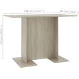  Blagovaonski stol boja hrasta sonome 110 x 60 x 75 cm drvena | Eponuda.com