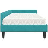  Kotni okvir postelje z matrico Drugo 2 pcs Turkizna Žamet, (5000123984) | Shoptok.si
