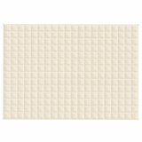  Teška deka svijetla krem 140x200 cm 10 kg od tkanine | shoptok.hr