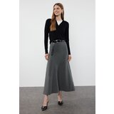 Trendyol Gray Premium Quality Knitwear Skirt | shoptok.hr