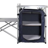 vidaXL Zložljiva kamp kuhinja z vetrobranom iz aluminija | Shoptok.si