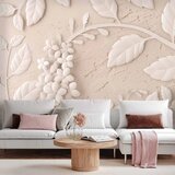  Foto tapeta - Paper Flowers (Beige) 300x210 | shoptok.hr