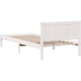  Krevetna konstrukcija Bijelo 80 x 200 cm Čvrsto borovo drvo | shoptok.hr
