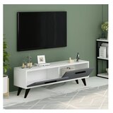 Hanah home TV polica Melisa White Anthracite