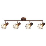 Rabalux odin spot lampa E14 4X max 40W metal braon RAB-6885-MIX | ePonuda.com