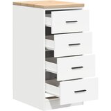  Garažni ormar za odlaganje bijeli 40x51x85 cm masivne borovine | shoptok.hr