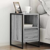 vidaXL Noćni ormarić Siva Sonoma 39,5 x 30 x 50 cm Konstruirano drvo | shoptok.hr
