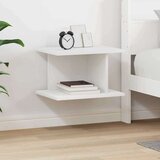  Nočna omarica Bela 40 x 30 x 25 cm Konstruiran les, (5000136987) | Shoptok.si