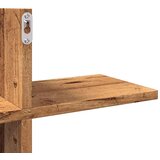  Zidna polica boja staro drvo 124,5x18x60,5 cm konstruirano drvo | Eponuda.com