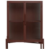 Ixia Opečnato oranžna kovinska vitrina 52x90 cm Harris – | Shoptok.si