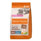 Nature's Variety Healthy Grains Cat Kitten - bela riba 300 g