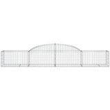  Obokane gabion košare 10 kosi 300x50x40/60 cm pocinkano železo | Shoptok.si