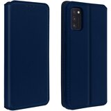 AVIZAR Ovitek Folio za Samsung A41, držalo za kartice in videoposnetke, magnetni zavihek - polnocno modra, (20626055) | Shoptok.si