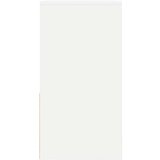 vidaXL Nočne omarice s predalom 2 kosa bela 35x34x66,5 cm | Shoptok.si