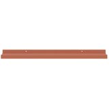  Stenska polica 4 pcs Rdeča 60 x 9 x 3 cm Konstruiran les, (5000201320) | Shoptok.si