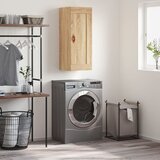 vidaXL Stenska omarica sonoma hrast 34,5x34x90 cm inženirski les | Shoptok.si